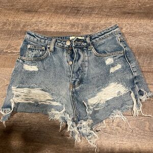 Denim shorts